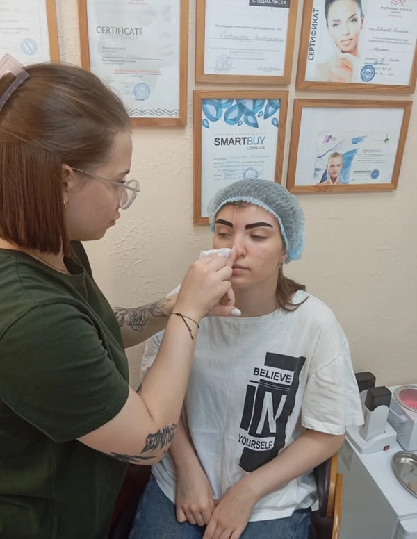 Работа ученика академии